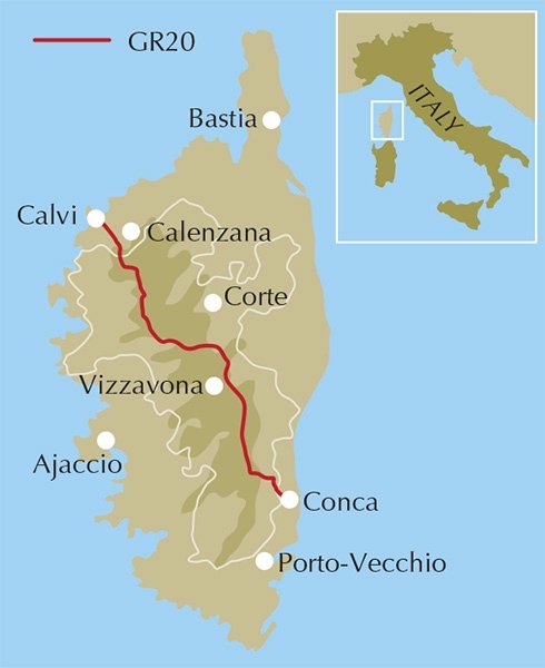科西嘉岛地图位置图片