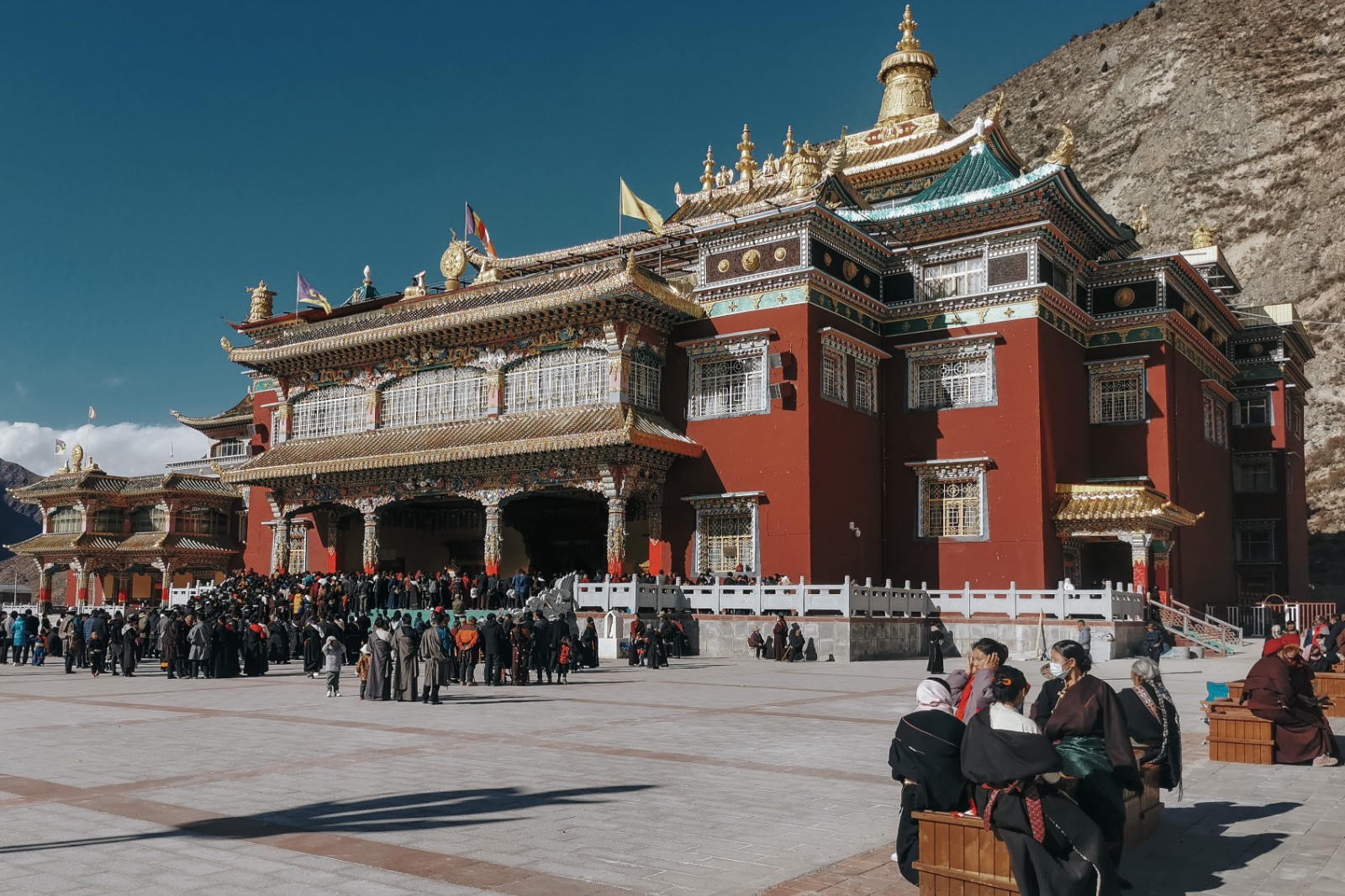 藏传佛教图片唯美寺院图片