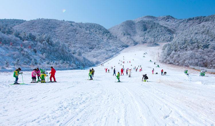 北京静之湖滑雪场图片